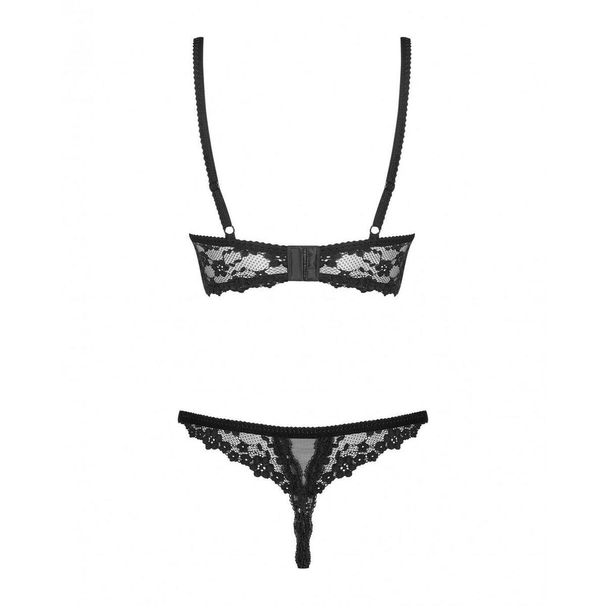 Unterwäsche-Set Obsessive Letica Schwarz L/XL